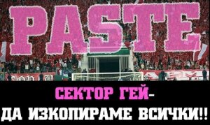 Левскари осмяха хореографията на ЦСКА: Сектор Гей - да изкопираме всички!!!